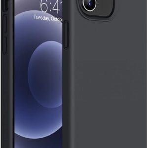 מגן גומי Velox iPhone 12 – מגן גומי Rubber IP12 - שחור